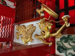 向拝奥の獅子・金龍　設置のメイン画像