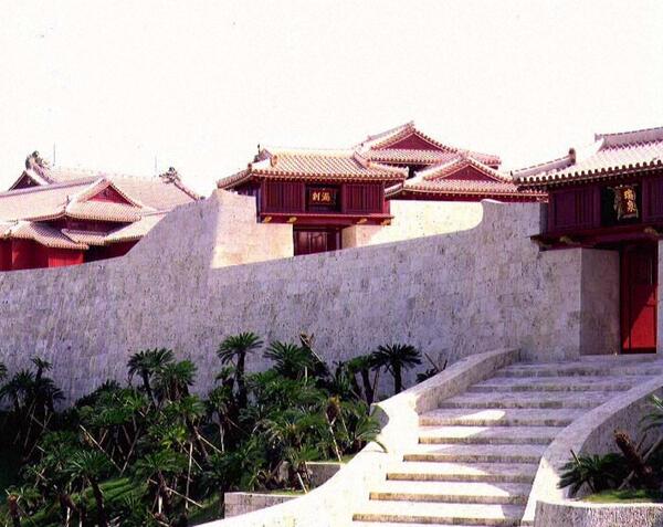 首里城全景｜瑞泉門付近の城郭