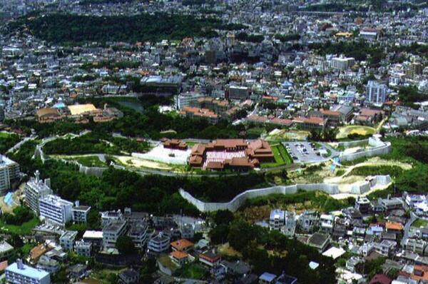 航空写真｜首里城公園全景－南側より