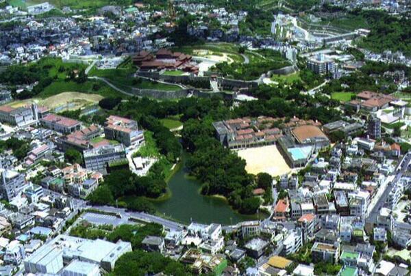 航空写真｜首里城公園全景－北側より