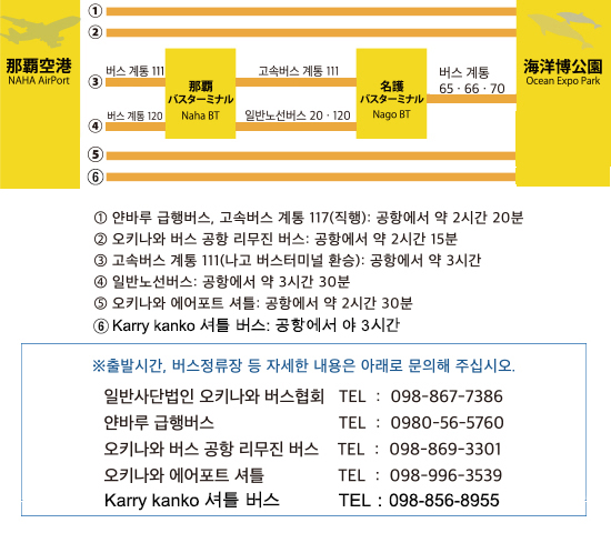 버스를 이용하시는 경우