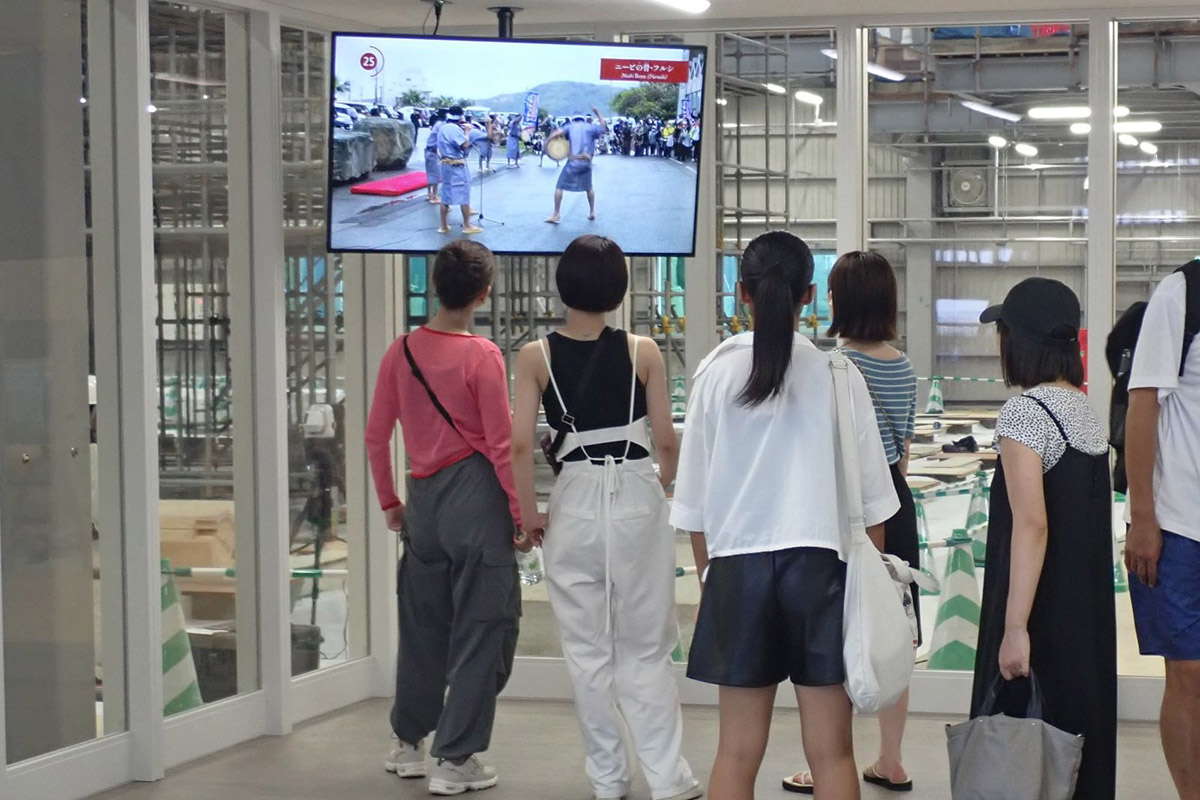 素屋根見学エリアがオープン!