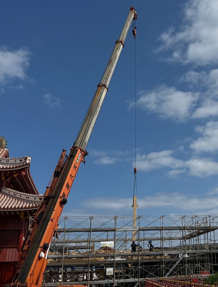 南之廊下建方工事