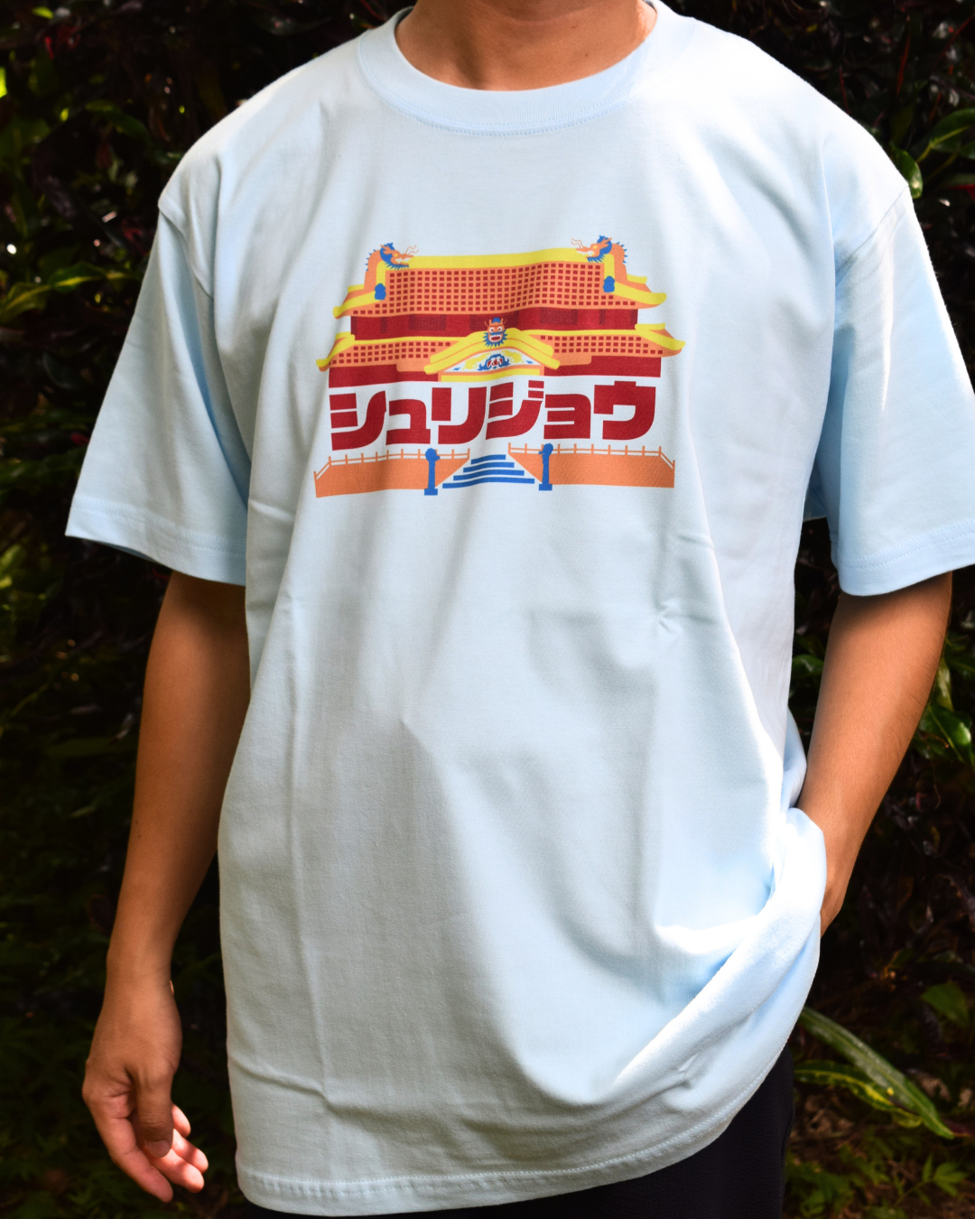 シュリジョウTシャツ(ライトブルー)